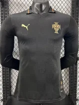 2025-26 Portugal Black Special Edition Long Sleeve Player Version Soccer Jersey (长袖球员)