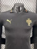 2025-26 Portugal Black Special Edition Long Sleeve Player Version Soccer Jersey (长袖球员)