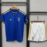 2026-27 Italy Home Kids Player Version Soccer Jersey (球员童装)