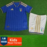 2026-27 Italy Home Kids Player Version Soccer Jersey (球员童装)