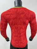 2026-27 Belgium Home Long Sleeve Player Version Soccer Jersey (长袖球员)