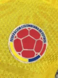 2026-27 Colombia Home Long Sleeve Player Version Soccer Jersey (长袖球员)