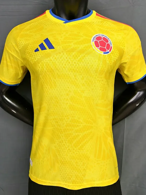 2026-27 Colombia Home Player Version Soccer Jersey