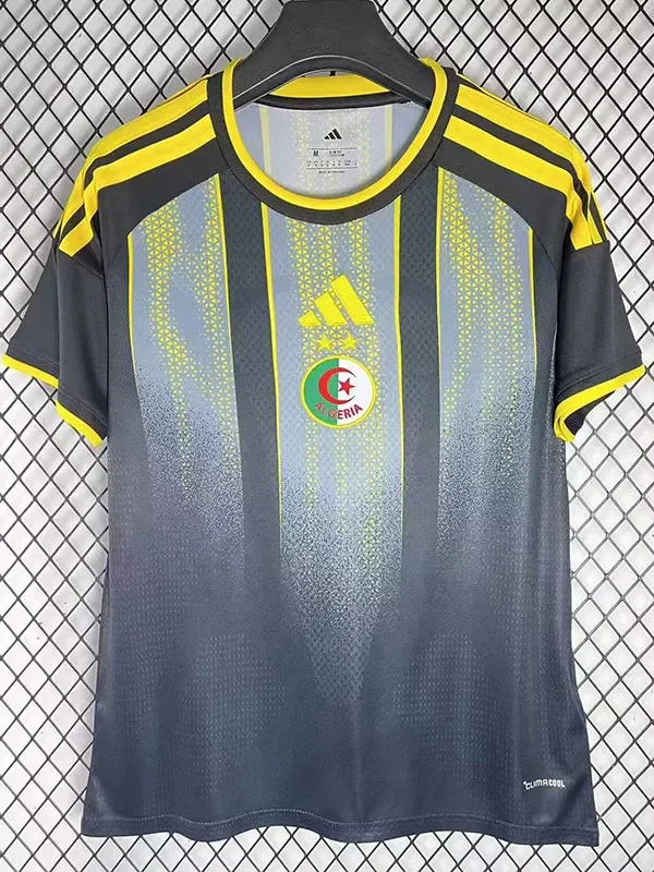 2026-27 Algeria Black Fans Training shirts (金边)