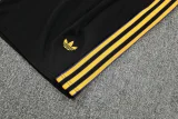 2025-26 Man Utd Black Training Short Suit #条纹