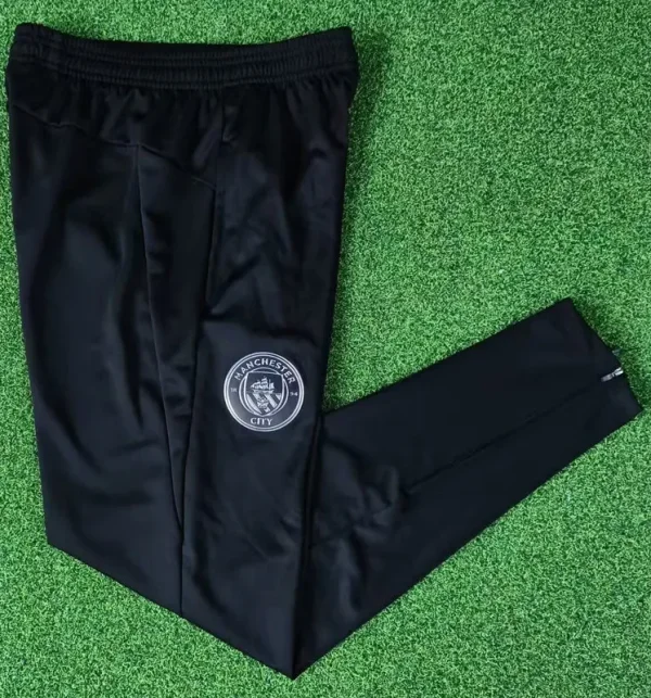 2025-26 Man City Black Training Long Pants (Have Pocket)