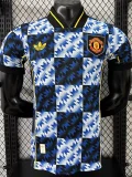 2025-26 Man Utd Blue Grey Special Edition Player Version Training shirts