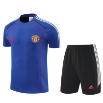 2025-26 Man Utd Fancy blue Training Short Suit