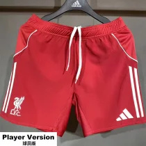 25-26 Liverpool Home Player Version Shorts Pants (High Quality)(球员短裤)