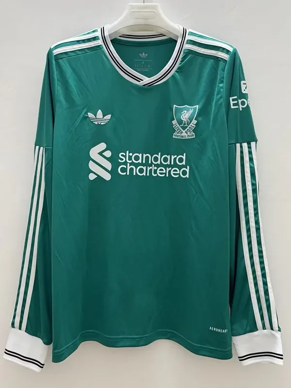 25-26 Liverpool Third Long Sleeve Soccer Jersey (长袖)