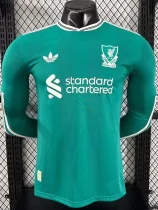 25-26 Liverpool Third Long Sleeve Player Version Soccer Jersey (长袖球员)