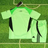 2025-26 Liverpool Green GoalKeeper Kids Soccer Jersey