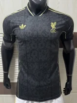 25-26 Liverpool Black Casual Edition Player Version Soccer Jersey