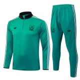 2025-26  Liverpool Green Half Pull Tracksuit #B25132(半拉链)