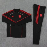 2025-26  Liverpool Black Half Pull Tracksuit (半拉链)