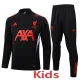 2025-26  Liverpool Black Kids Half Pull Tracksuit #E2535(童装)(半拉链)