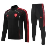 2025-26  Liverpool Black Half Pull Tracksuit (半拉链)