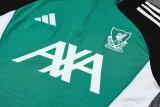 2025-26  Liverpool Green Half Pull Tracksuit (半拉链)