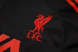 2025-26  Liverpool Black Kids Half Pull Tracksuit #E2535(童装)(半拉链)