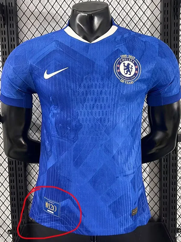 2025-26 Chelsea Home 120th Anniversary Player Version Soccer Jersey (周年版)