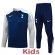 2025-26 Tottenham Hotspur Royal blue Kids Half Pull Tracksuit #E25184(童装)(半拉链)