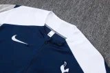2025-26 Tottenham Hotspur Royal blue Kids Half Pull Tracksuit #E25184(童装)(半拉链)