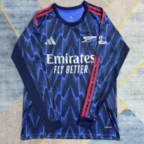 2025-26 Arsenal Away Long Sleeve Soccer Jersey (长袖)