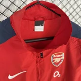 25-26 Arsenal Red Retro Windbreaker