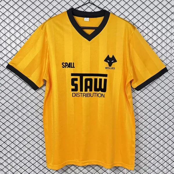 1986-1987 Wolves Home Retro Soccer Jersey