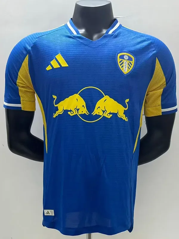 25-26 Leeds United Away Player Version Soccer Jersey