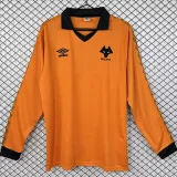 1980-1981 Wolves Home Long Sleeve Retro Soccer Jersey (长袖)