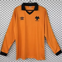 1980-1981 Wolves Home Long Sleeve Retro Soccer Jersey (长袖)