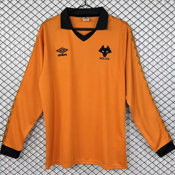 1980-1981 Wolves Home Long Sleeve Retro Soccer Jersey (长袖)