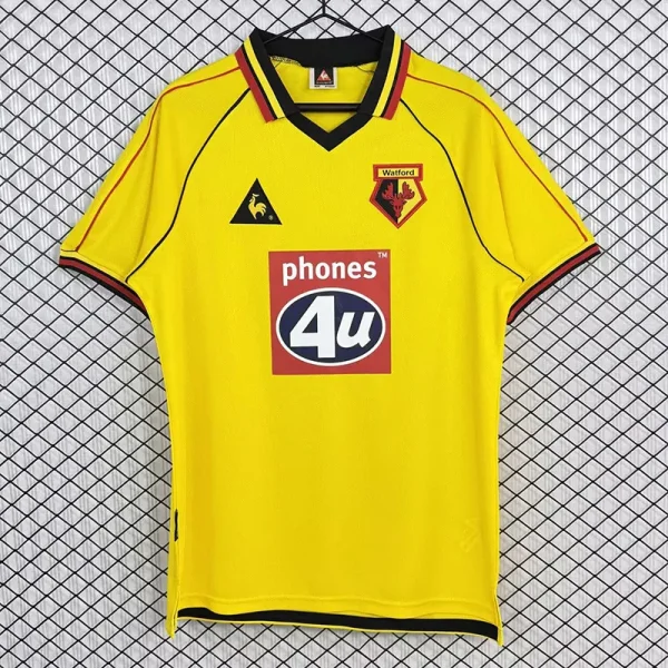 1999-2001 Watford Home Retro Soccer Jersey