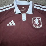 25-26 Aston Villa Brown Red Special Edition Fans Soccer Jersey