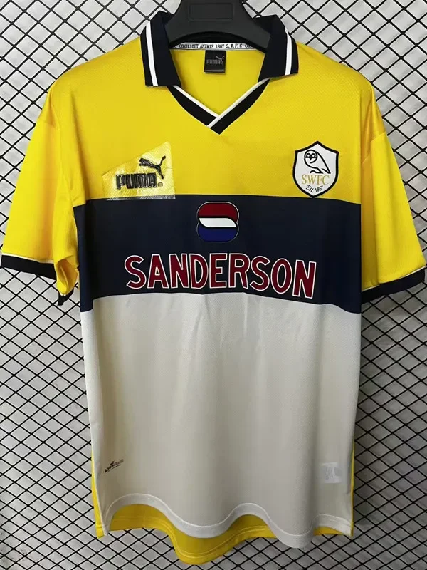 1999 Sheffield Wednesday Away Retro Soccer Jersey
