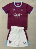 25-26 Burnley Home Kids Soccer Jersey
