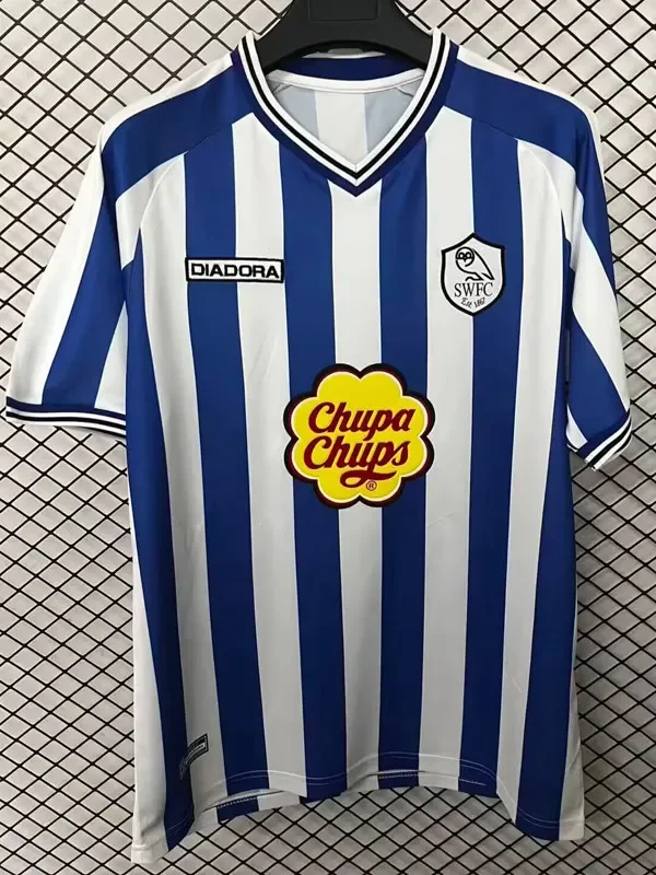 2001 Sheffield Wednesday Home Retro Soccer Jersey