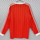 1982-1984 Nottingham Forest Home Long Sleeve Retro Soccer Jersey (长袖)