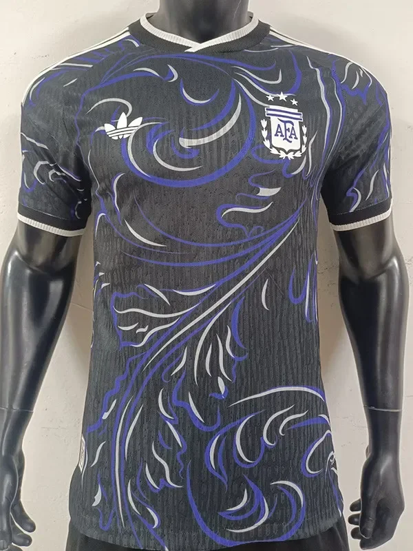 26-27 Argentina Black Player Version Soccer Jersey