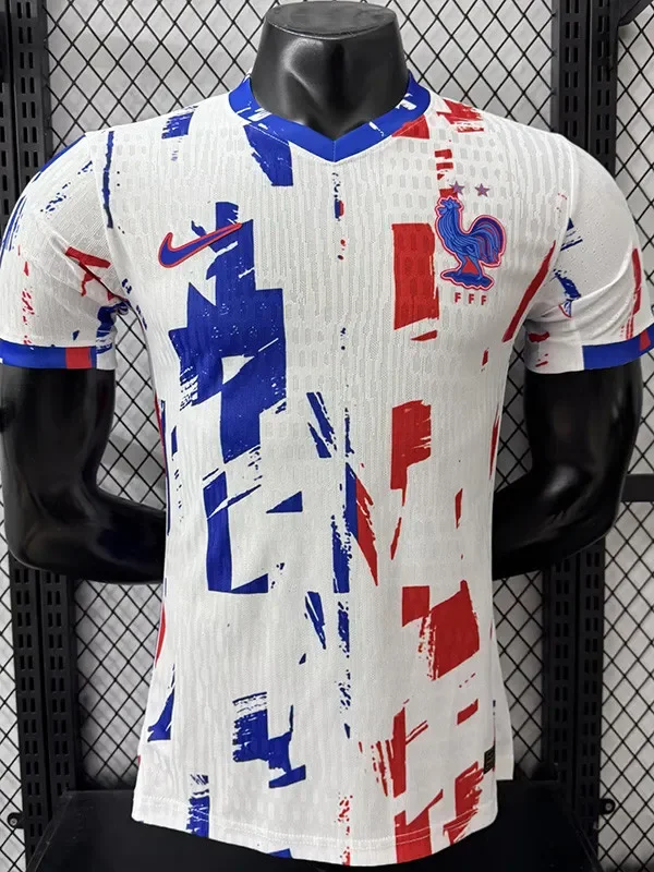 2025 France White Blue Red Special Edition Player Version Training shirts