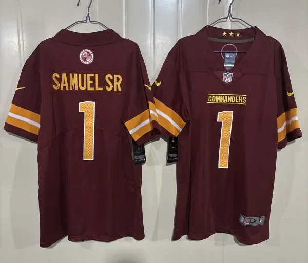 2026 NFL Washington Commanders New Pattern Jersey