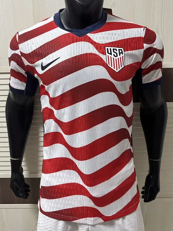 26-27 USA Home Player Version Soccer Jersey