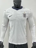2026-27 England Home Long Sleeve Player Version Soccer Jersey (长袖球员)