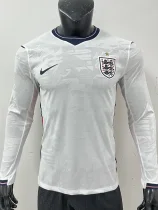 2026-27 England Home Long Sleeve Player Version Soccer Jersey (长袖球员)