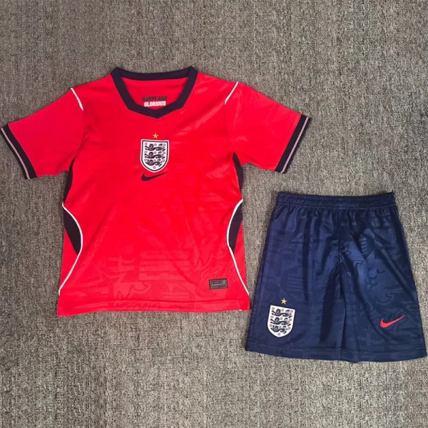 26-27 England Away Kids Soccer Jersey