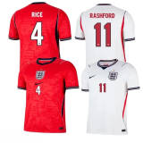 26-27 England Home Player Version Soccer Jersey