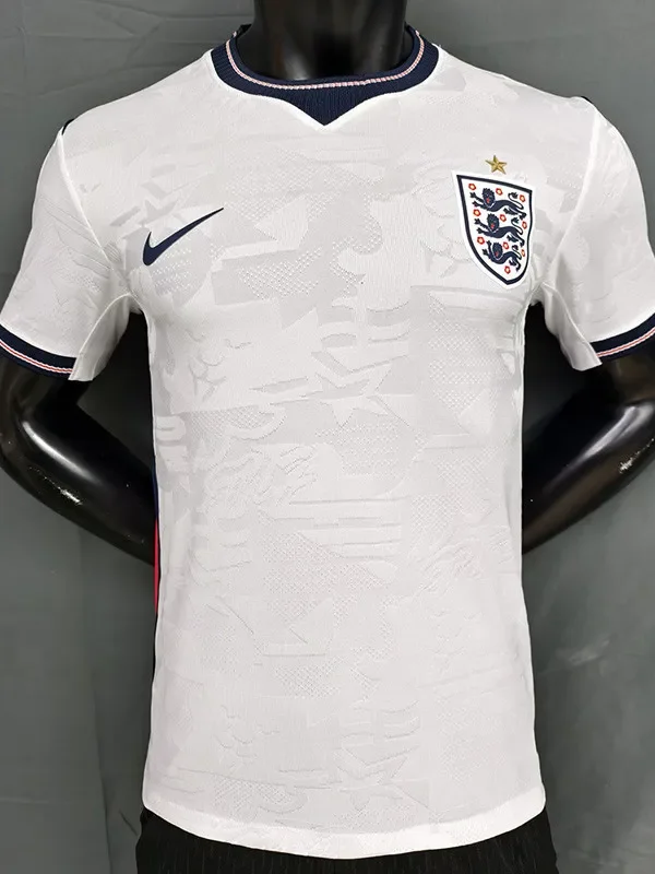 26-27 England Home Player Version Soccer Jersey