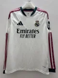 2026-27 Real Madrid Home Long Sleeve Soccer Jersey (长袖)