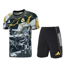 2025/26 Real Madrid  Black white Training Short Suit